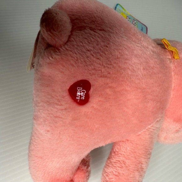 2003 Care Bear 7 inch Cheer Bear plush New With Tags - Picture 6 of 8